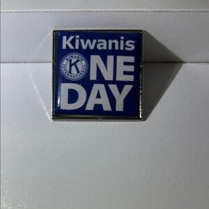 One Day Blue Pin